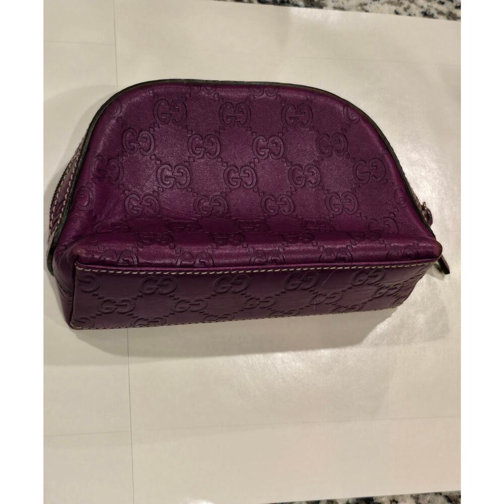Gucci Guccissima Leather Cosmetics Bag
